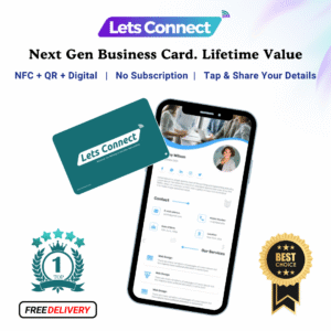 NFC Tap Business Card with NFC Tag & QR Code